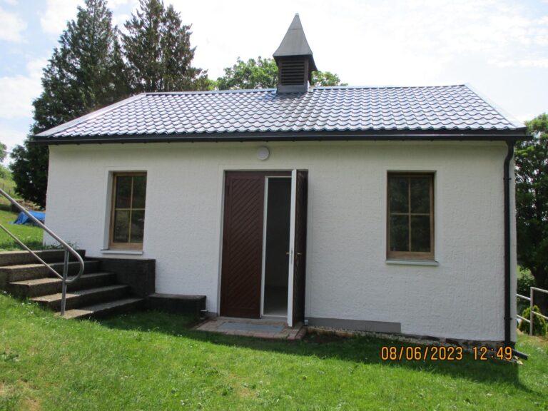 Sanierung Trauerhalle Heidersdorf nachher